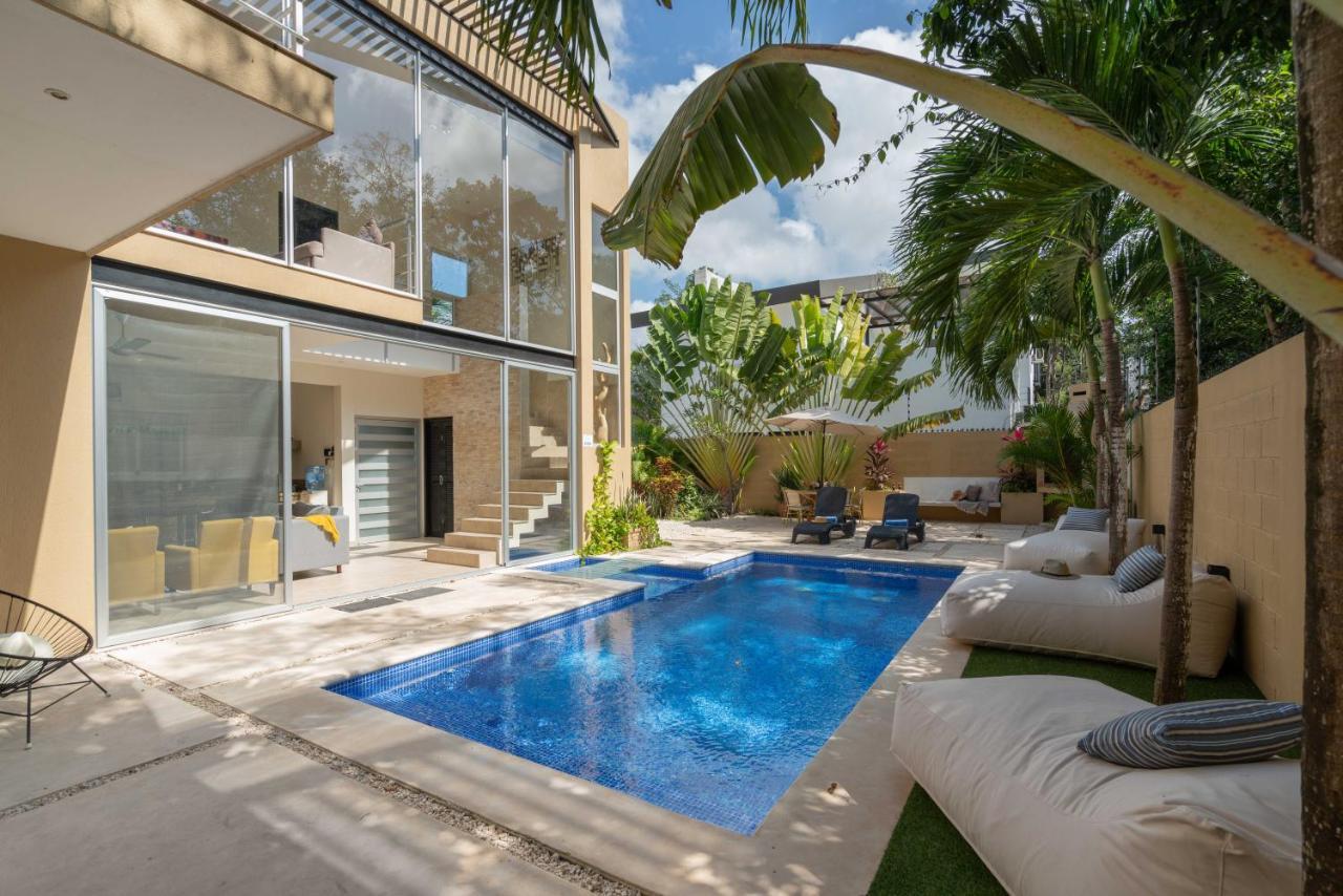 Tulum Private Modern Villa-Pool Beds-Ac-Internet-Parking-Grill Eksteriør billede