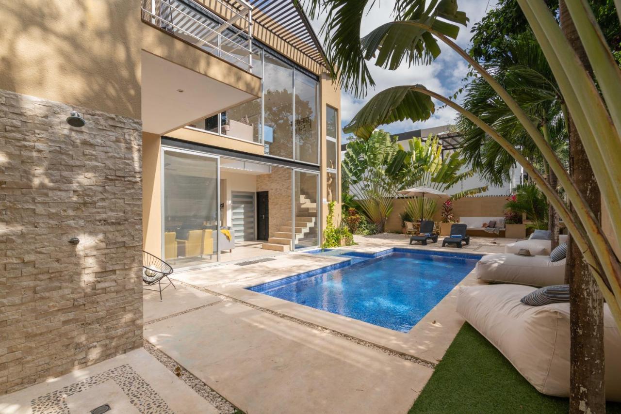 Tulum Private Modern Villa-Pool Beds-Ac-Internet-Parking-Grill Eksteriør billede