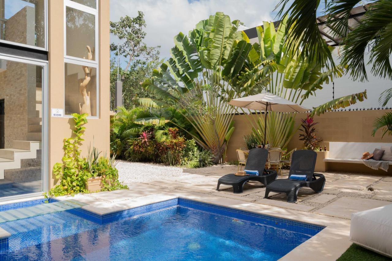 Tulum Private Modern Villa-Pool Beds-Ac-Internet-Parking-Grill Eksteriør billede