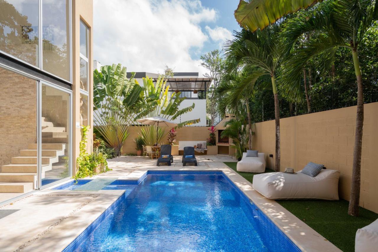 Tulum Private Modern Villa-Pool Beds-Ac-Internet-Parking-Grill Eksteriør billede