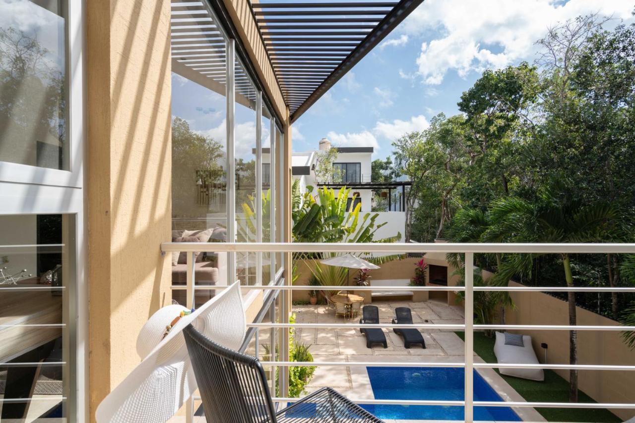 Tulum Private Modern Villa-Pool Beds-Ac-Internet-Parking-Grill Eksteriør billede