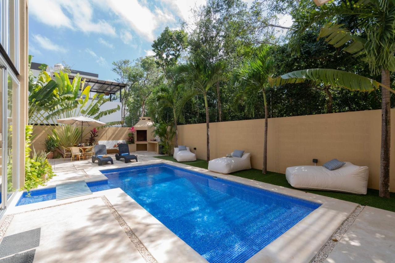 Tulum Private Modern Villa-Pool Beds-Ac-Internet-Parking-Grill Eksteriør billede